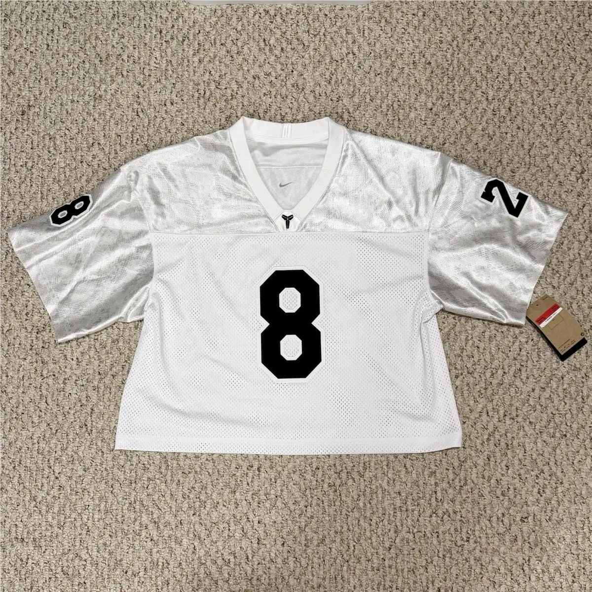 Nike clothing - Nike Kobe Football Jersey - Kobe Football Jersey - IB0001-100 - White/Black 0