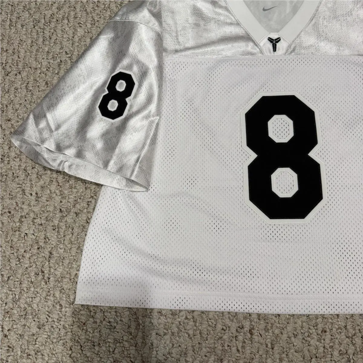 Nike clothing - Nike Kobe Football Jersey - Kobe Football Jersey - IB0001-100 - White/Black 2