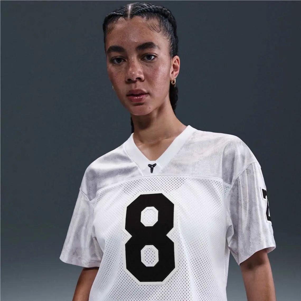 Nike clothing - Nike Kobe Football Jersey - Kobe Football Jersey - IB0001-100 - White/Black 7