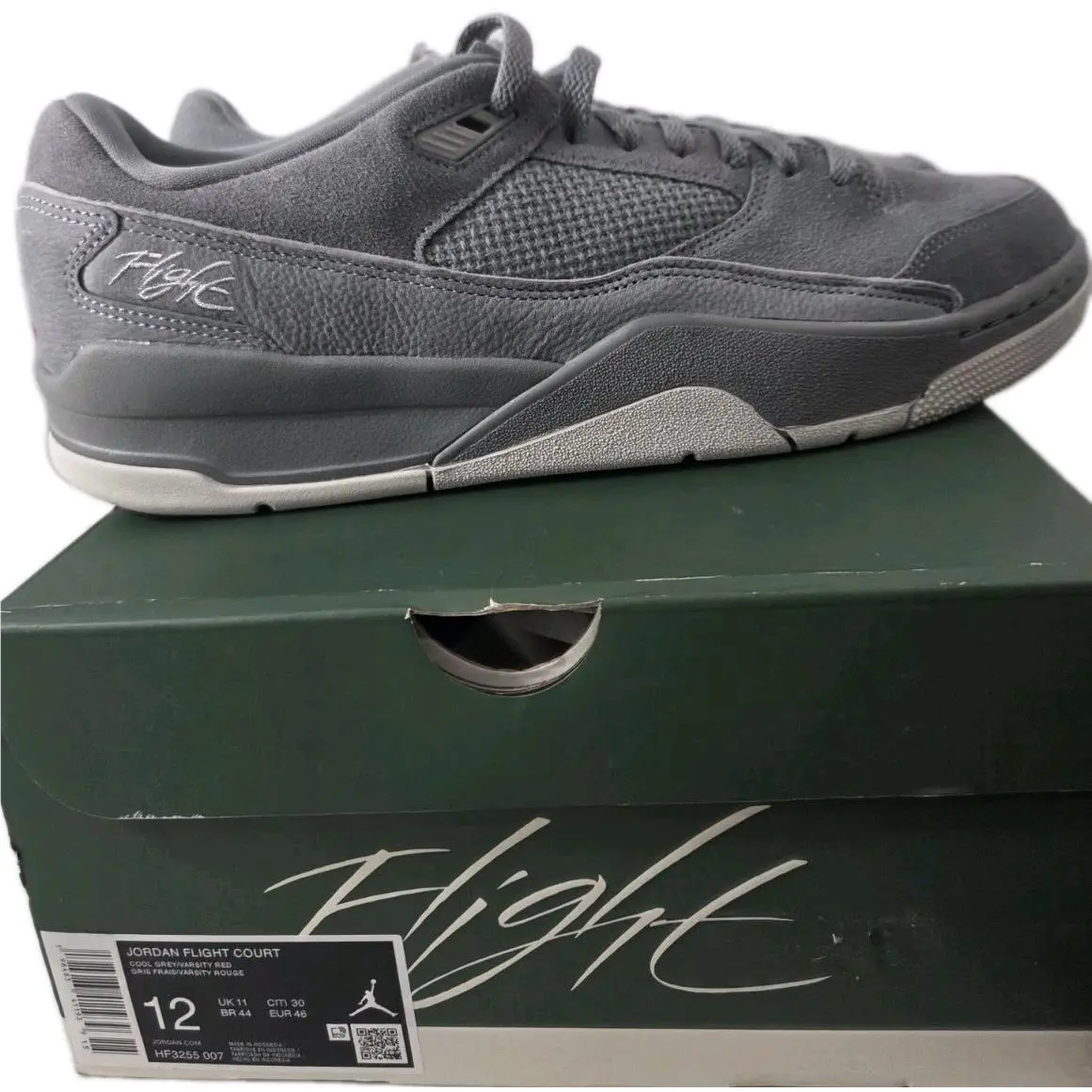 Nike shoes - Jordan Flight Court - Flight Court - HF3255-007 - Gray 7