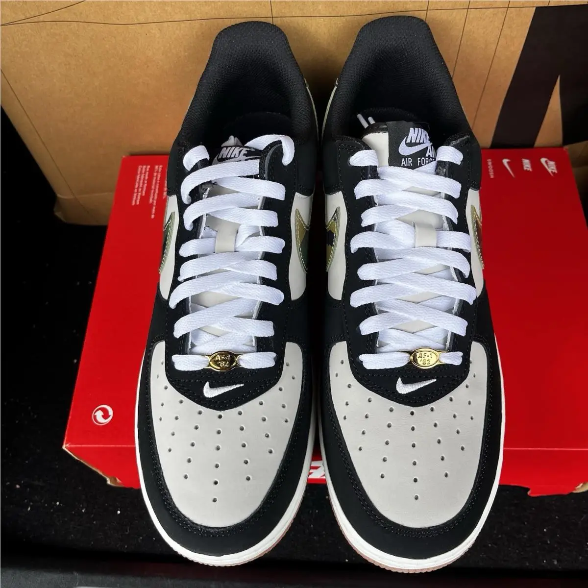 Nike shoes - Nike Air Force 1 - Air Force - HQ1967-100 - Black (UPC: 198482436032) 3