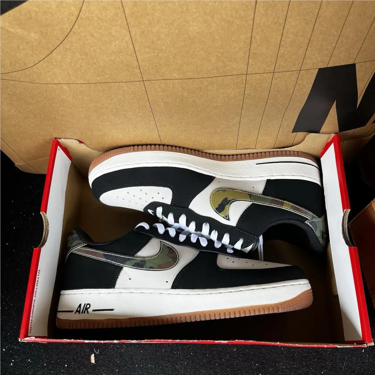 Nike shoes - Nike Air Force 1 - Air Force - HQ1967-100 - Black (UPC: 198482436032) 6