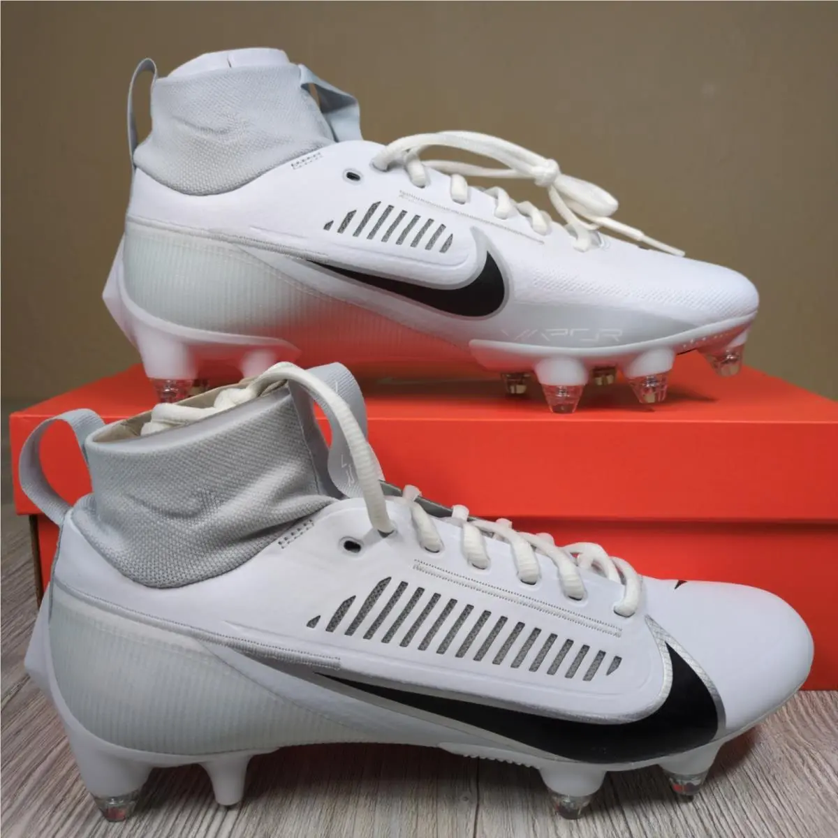 Nike Vapor Edge Pro 360 2 Detachable White/black Mens Size 9 FJ7023-100