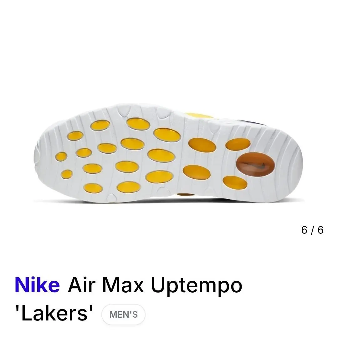 Nike shoes - Nike Air Max Uptempo - Air Max Uptempo - CK0892-102 - White/Amarillo-Court Purple 2