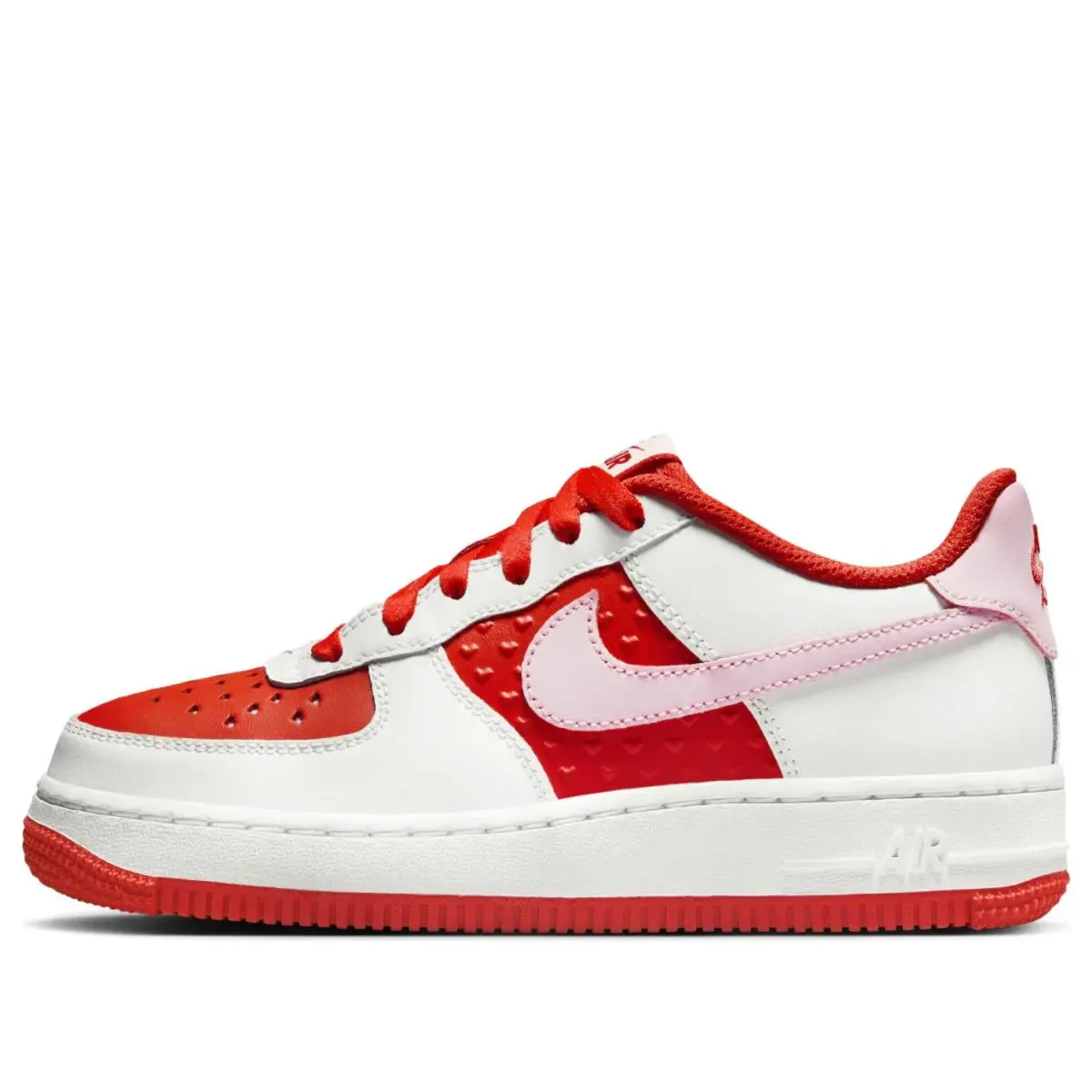 Nike shoes - Nike® (6Y Women`s 7.5) Air Force 1 Low BG in `Valentine’s Day 20 - HV5165-121 - Red (UPC: 197860647664) 0