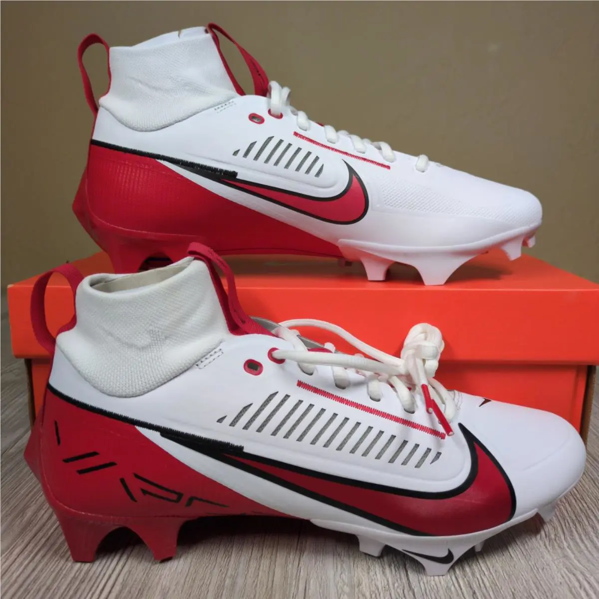 Nike Vapor Edge Pro 360 2 White/red Mens Size 9 FN7759-108