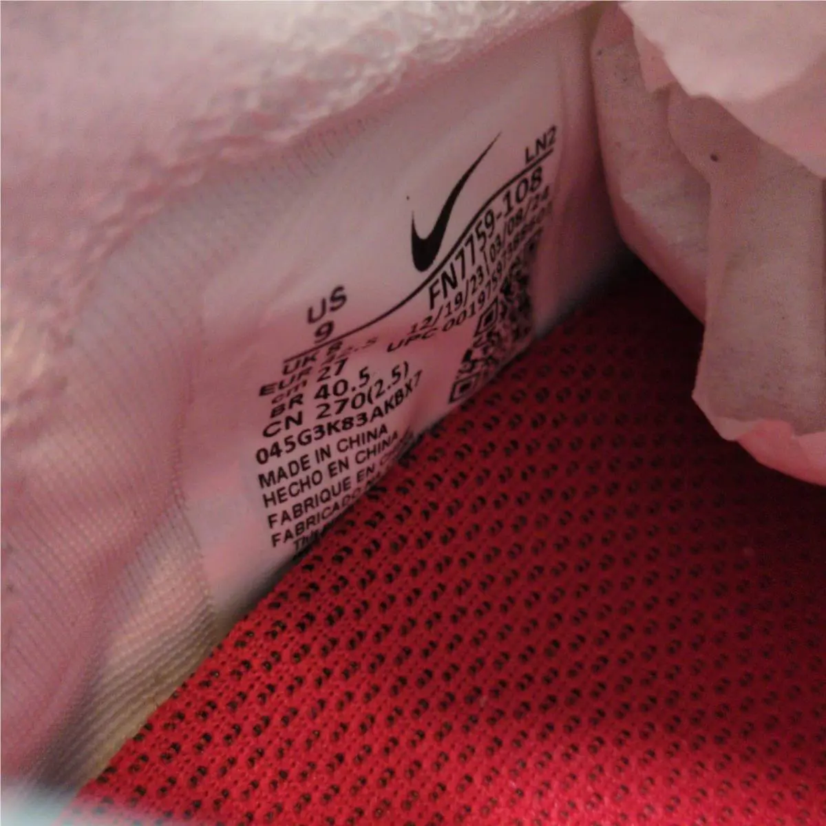 Nike shoes - FN7759108 - FN7759-108 - White 5