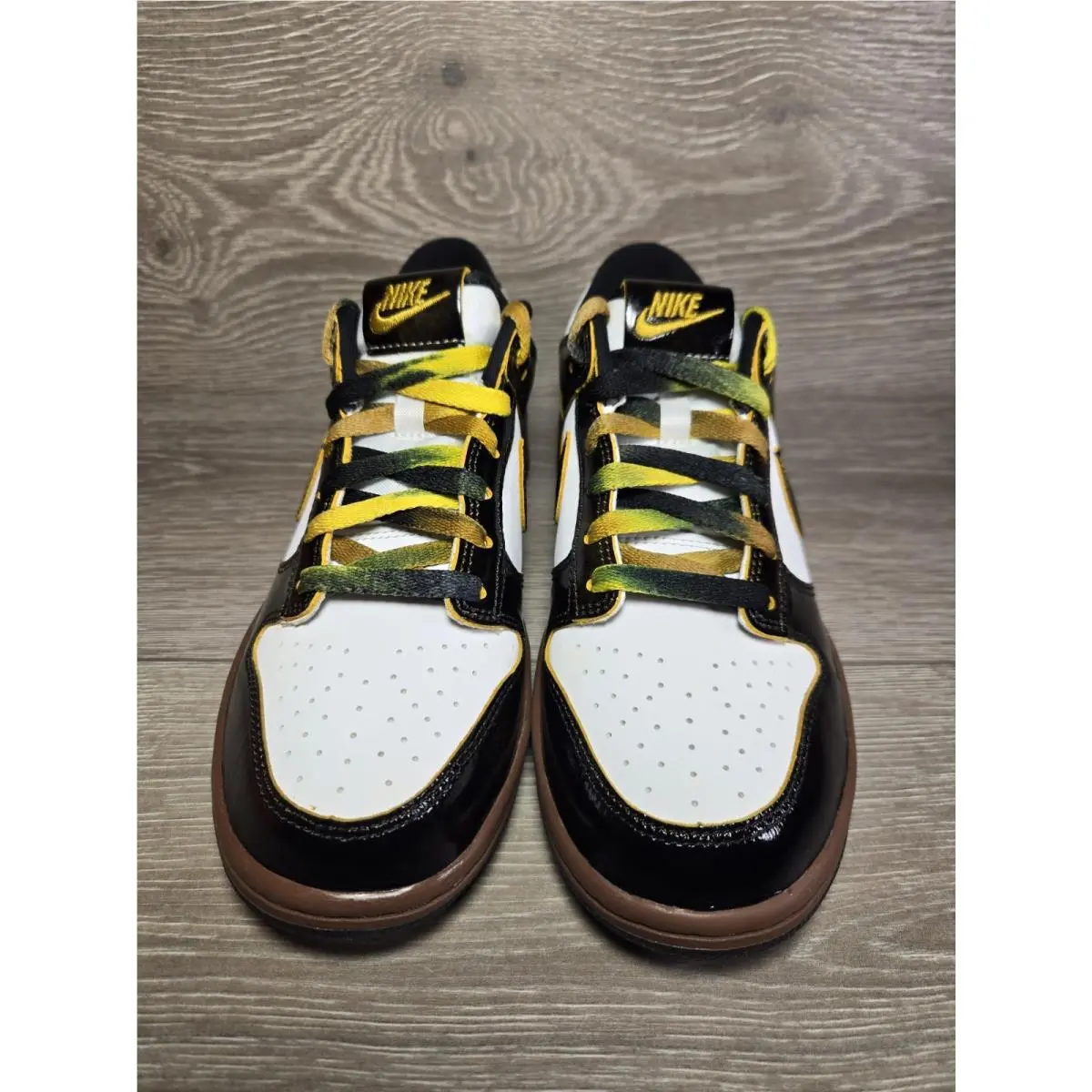 Nike shoes - Nike Dunk Panda Monium - Dunk Panda Monium - HQ9294 100 - White/Bright Citron-Black 1