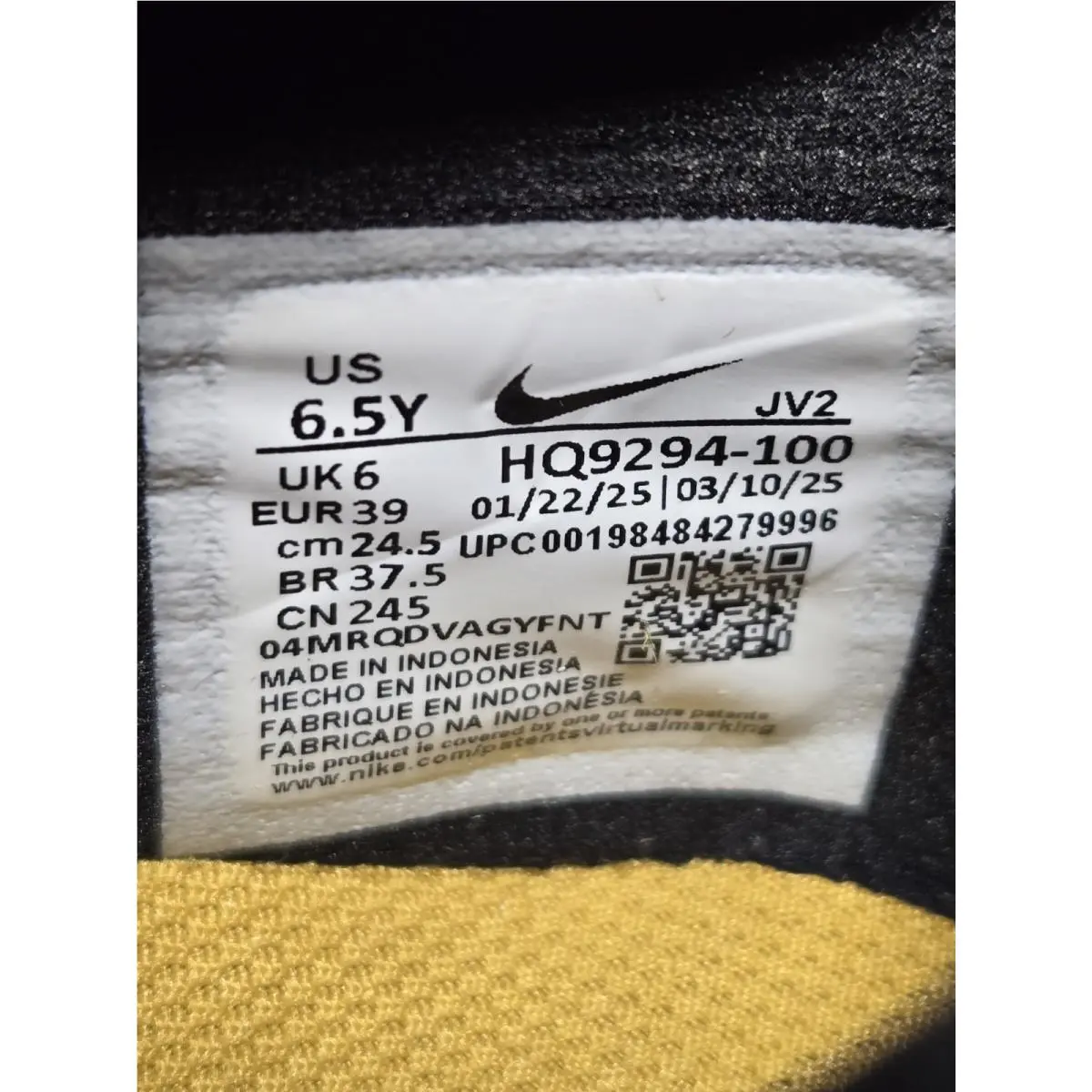 Nike shoes - Nike Dunk Panda Monium - Dunk Panda Monium - HQ9294 100 - White/Bright Citron-Black 4