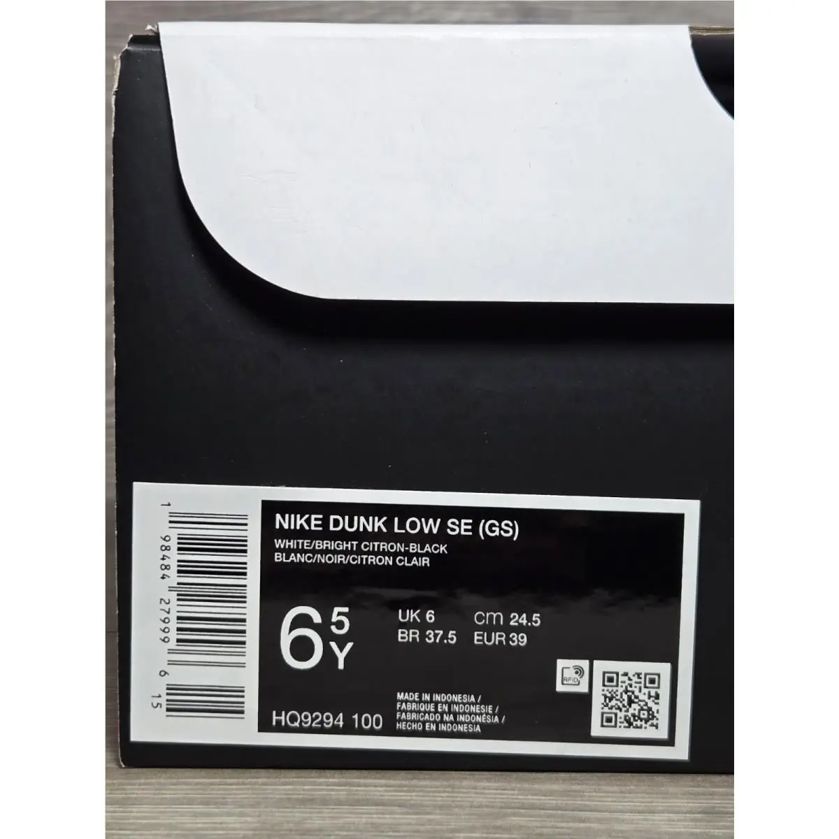 Nike shoes - Nike Dunk Panda Monium - Dunk Panda Monium - HQ9294 100 - White/Bright Citron-Black 5
