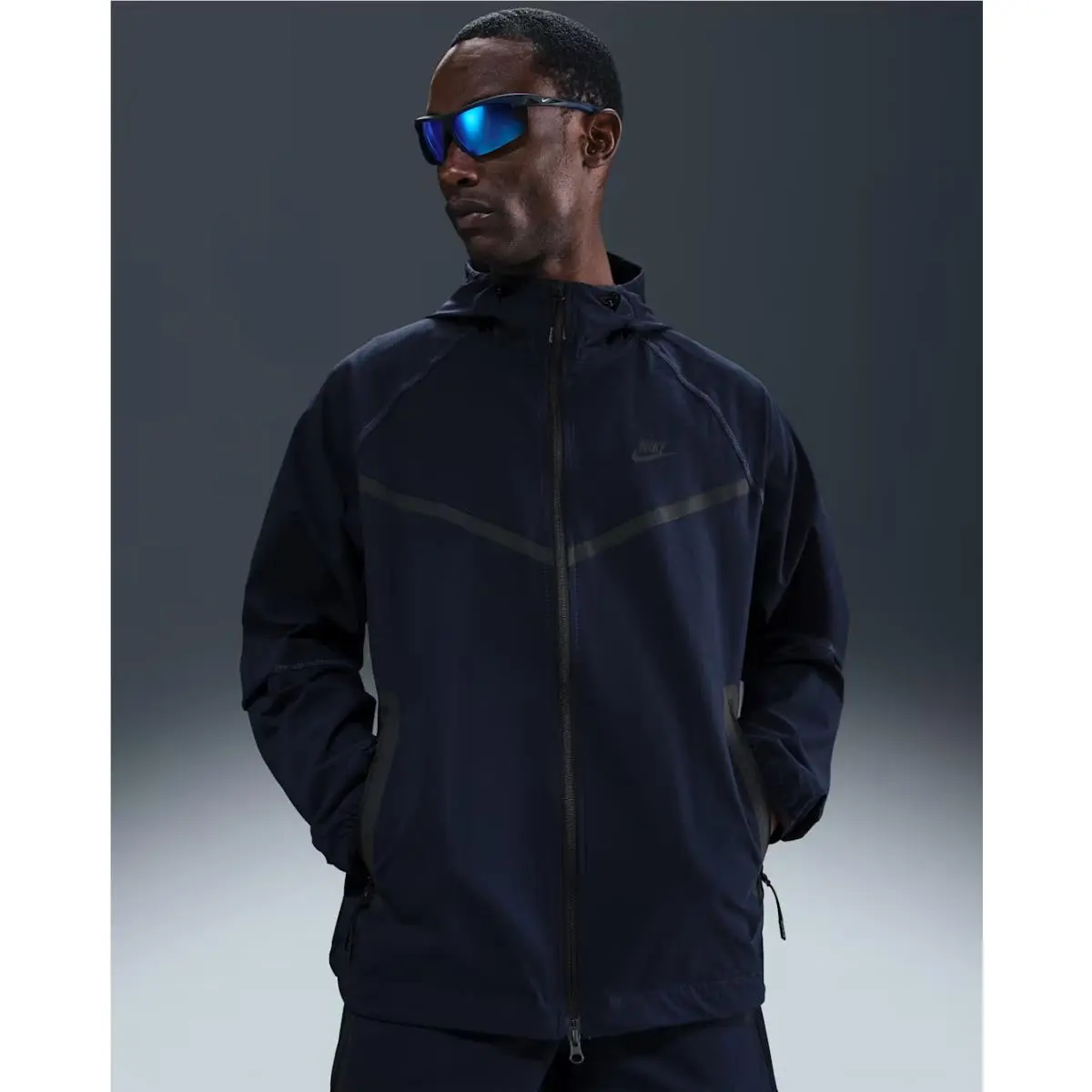Nike clothing - Nike Tech Woven Jacket - Tech Woven Jacket - HM7151-451 - Blue (UPC: 197863762982) 0