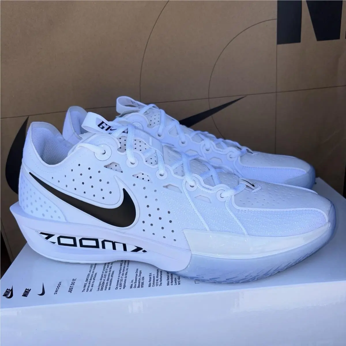 Nike GT Cut 3 TB P ‘white Black’ Basketball Nby IH5097 100 Men Size 12.5