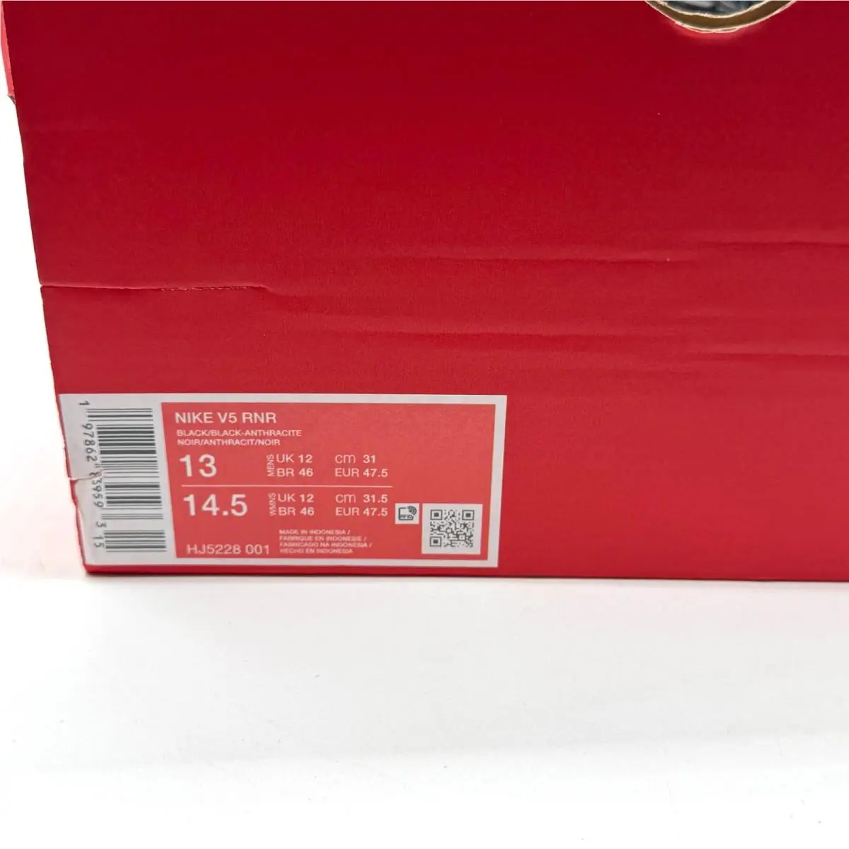 Nike shoes - Nike V5 RNR - RNR - HJ5228-001 - Black (UPC: 197862839593) 8