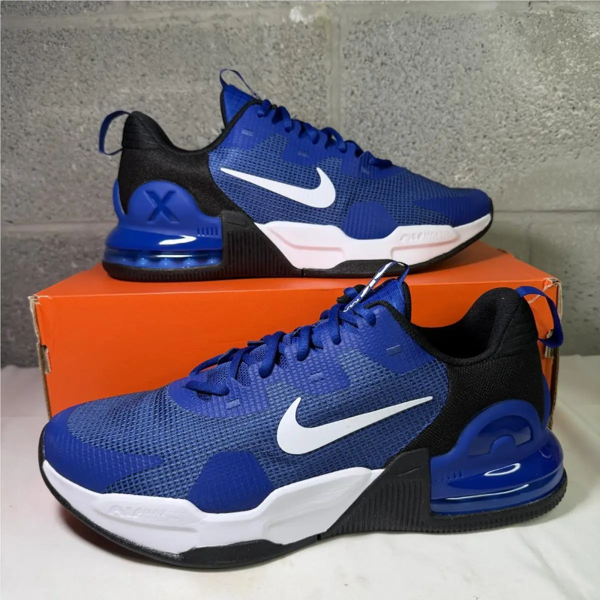 Nike Air Max Alpha Cross Trainer 5 Men`s Size 11 Royal Blue White DM0829 400
