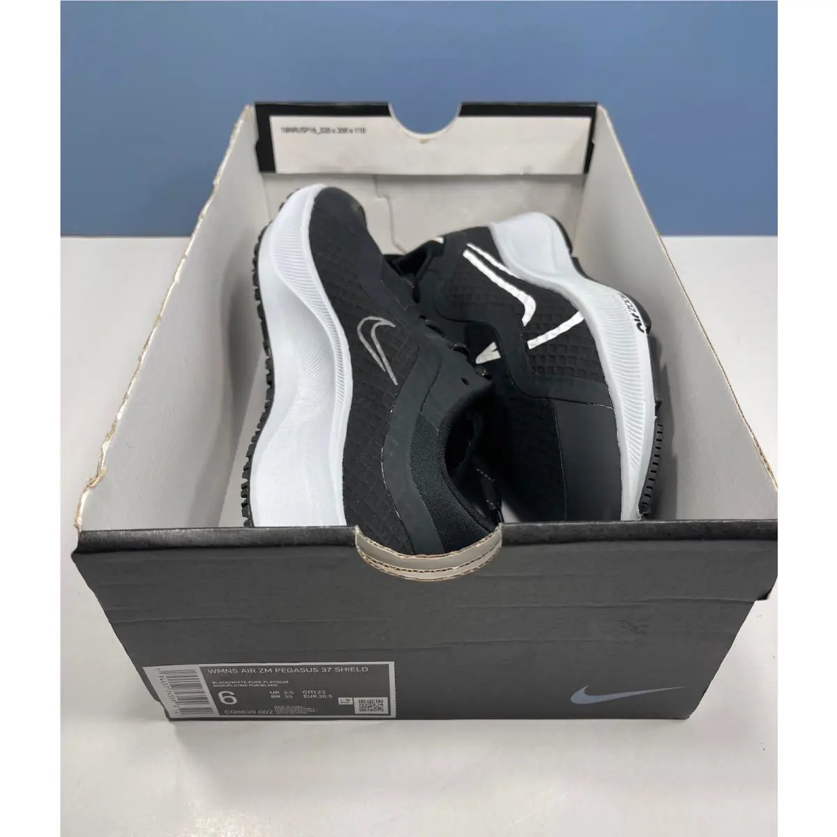 Nike shoes - Nike Air Zoom Pegasus - Air Zoom Pegasus - CQ8639 002 - Black WHITE -PURE PLATINUM (UPC: 194497743592) 8