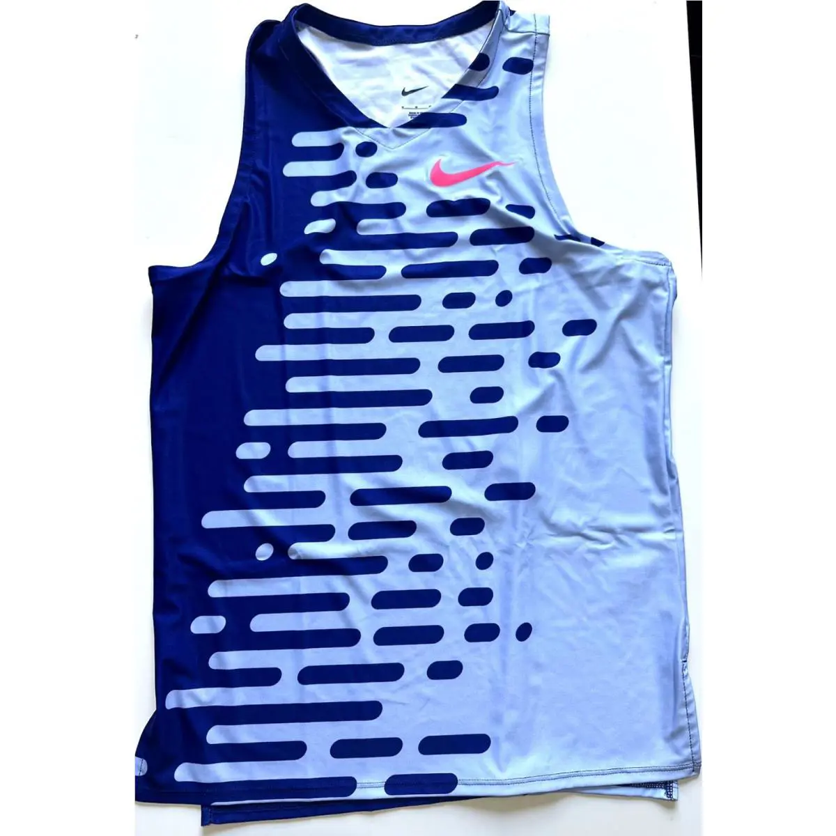 Nike 2023 Pro Elite Team Distance Singlet Running Men`s Medium DR4546-455 Rare