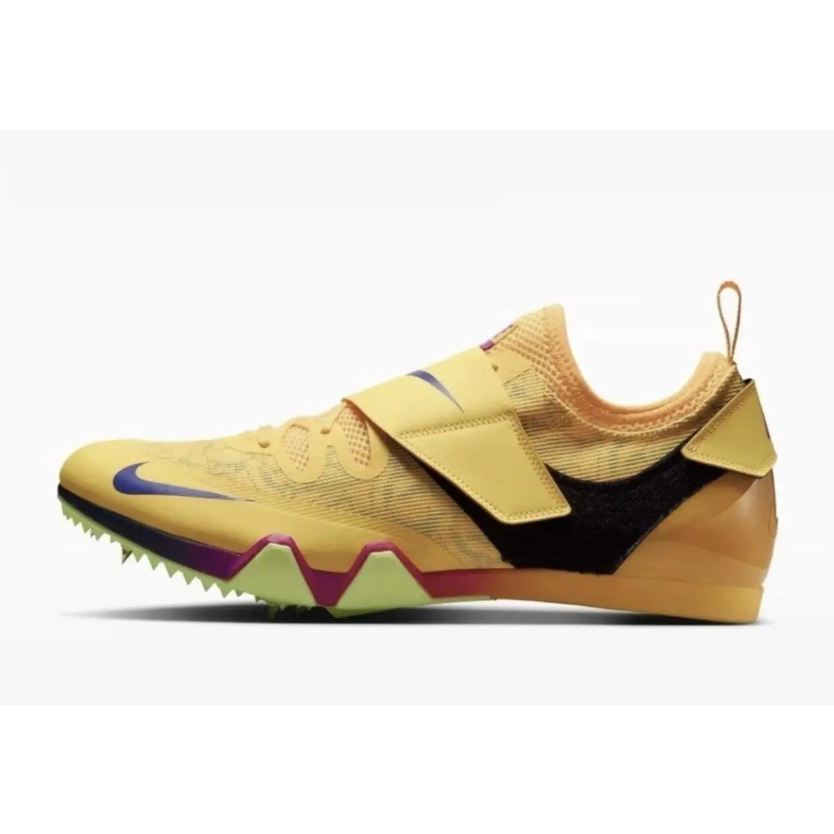 Nike Pole Vault PV Elite Citron Pulse Indigo Burst Track Spikes Men’s Size 13