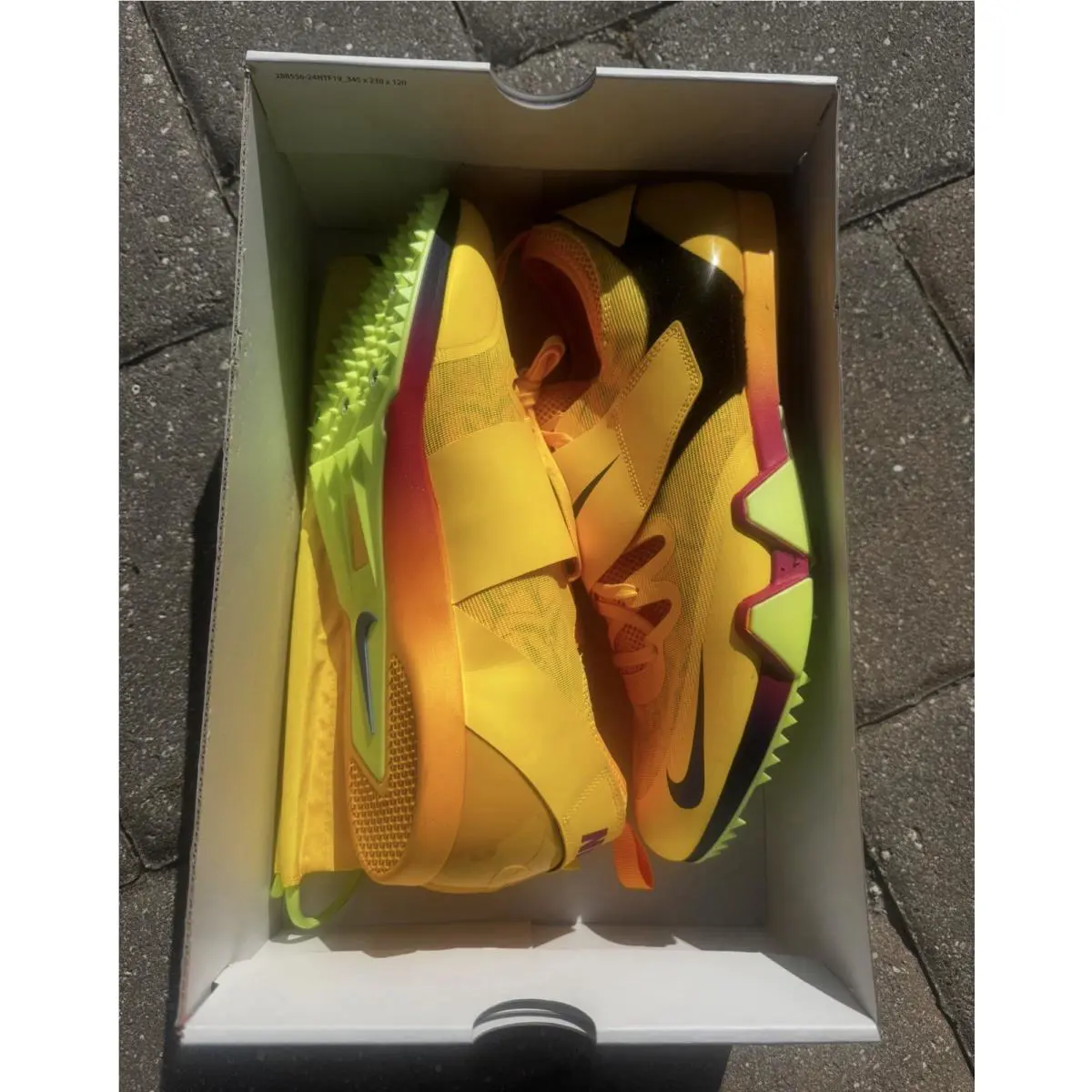 Nike shoes - Nike Pole Vault Elite - Pole Vault Elite - FZ9649 800 - Yellow 10