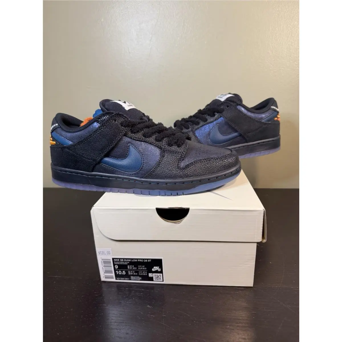 Nike SB Dunk Low Pro x Bluetile Skateboard Men’s 9/Women’s 10.5 IQ1323-001