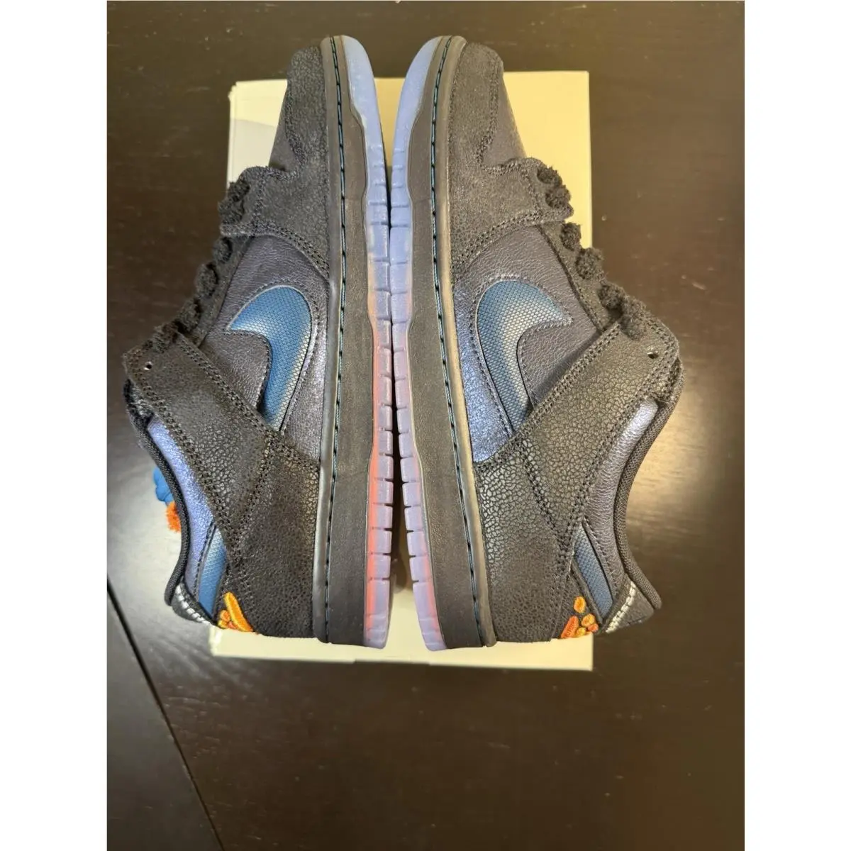 Nike shoes - Nike SB Dunk - Dunk - IQ1323-001 - Black/Marina/White/Campfire Orange/Court Blue/Orange Horizon 4