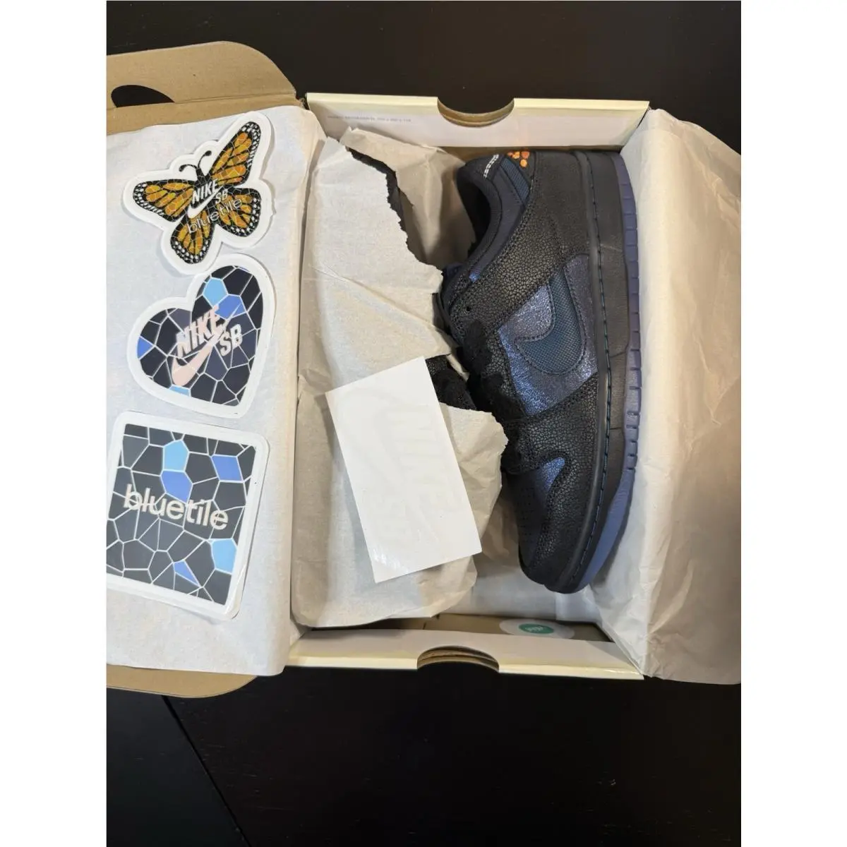 Nike shoes - Nike SB Dunk - Dunk - IQ1323-001 - Black/Marina/White/Campfire Orange/Court Blue/Orange Horizon 6