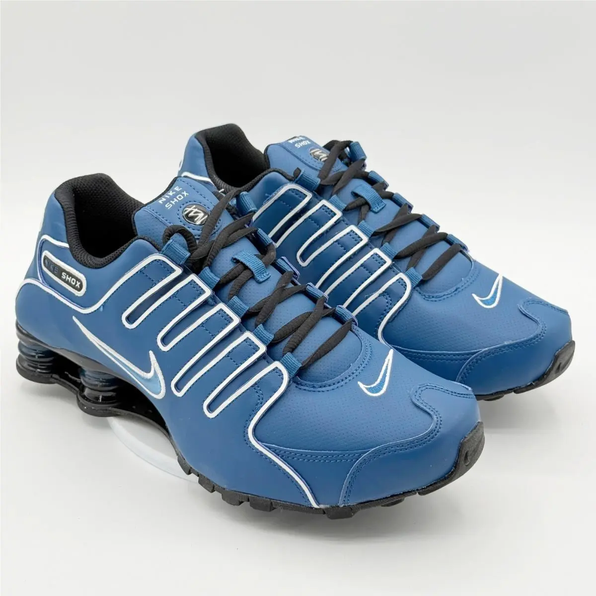 Nike Shox NZ Size 9.5 Mens Court Blue/ White IQ0572-402
