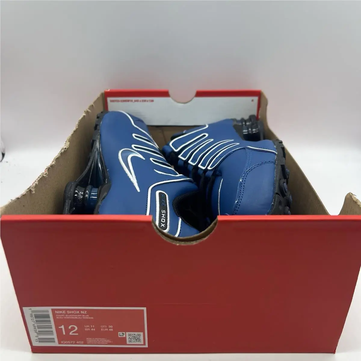 Nike shoes - Nike Shox - Shox - IQ0572-402 - Blue, Maufacturer: Court Blue/Black/White (UPC: 0198727699390) 1