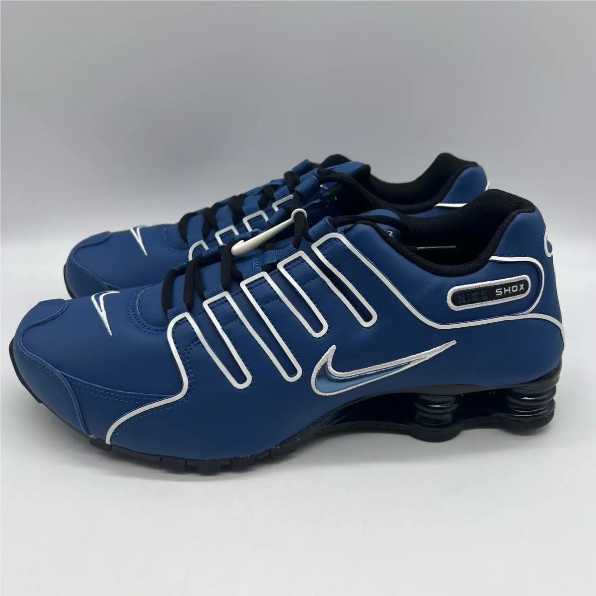Nike shoes - Nike Shox - Shox - IQ0572-402 - Blue, Maufacturer: Court Blue/Black/White (UPC: 0198727699390) 4
