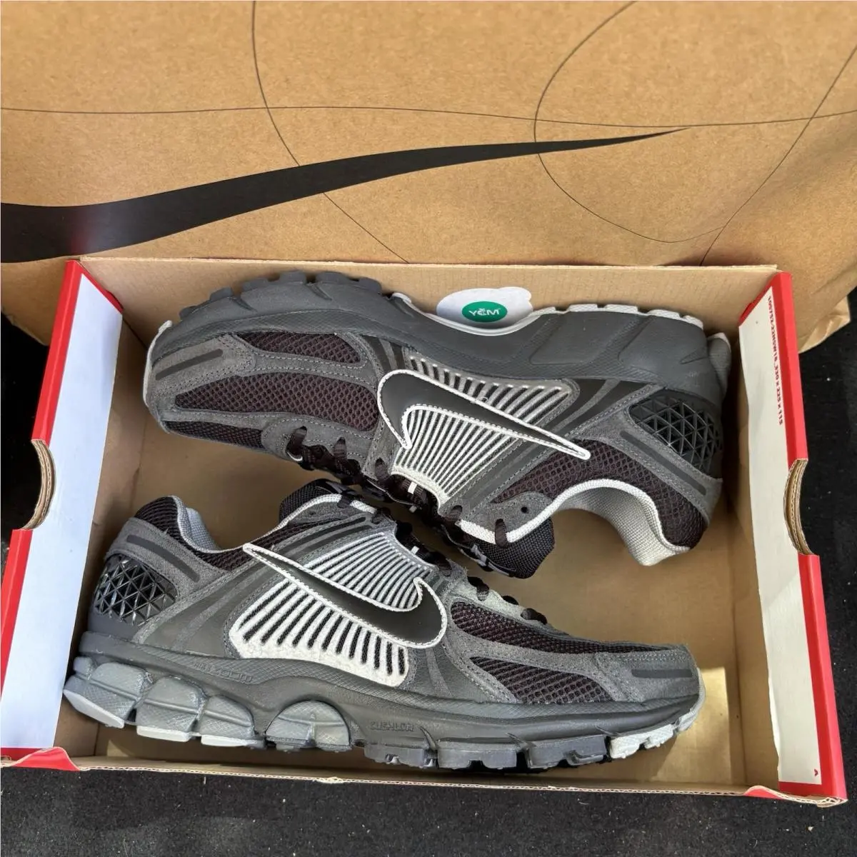 Nike shoes - Nike Zoom Vomero 5 - Zoom Vomero - HF1553 006 - Anthracite / Black-Chrome (UPC: 198488567389) 5