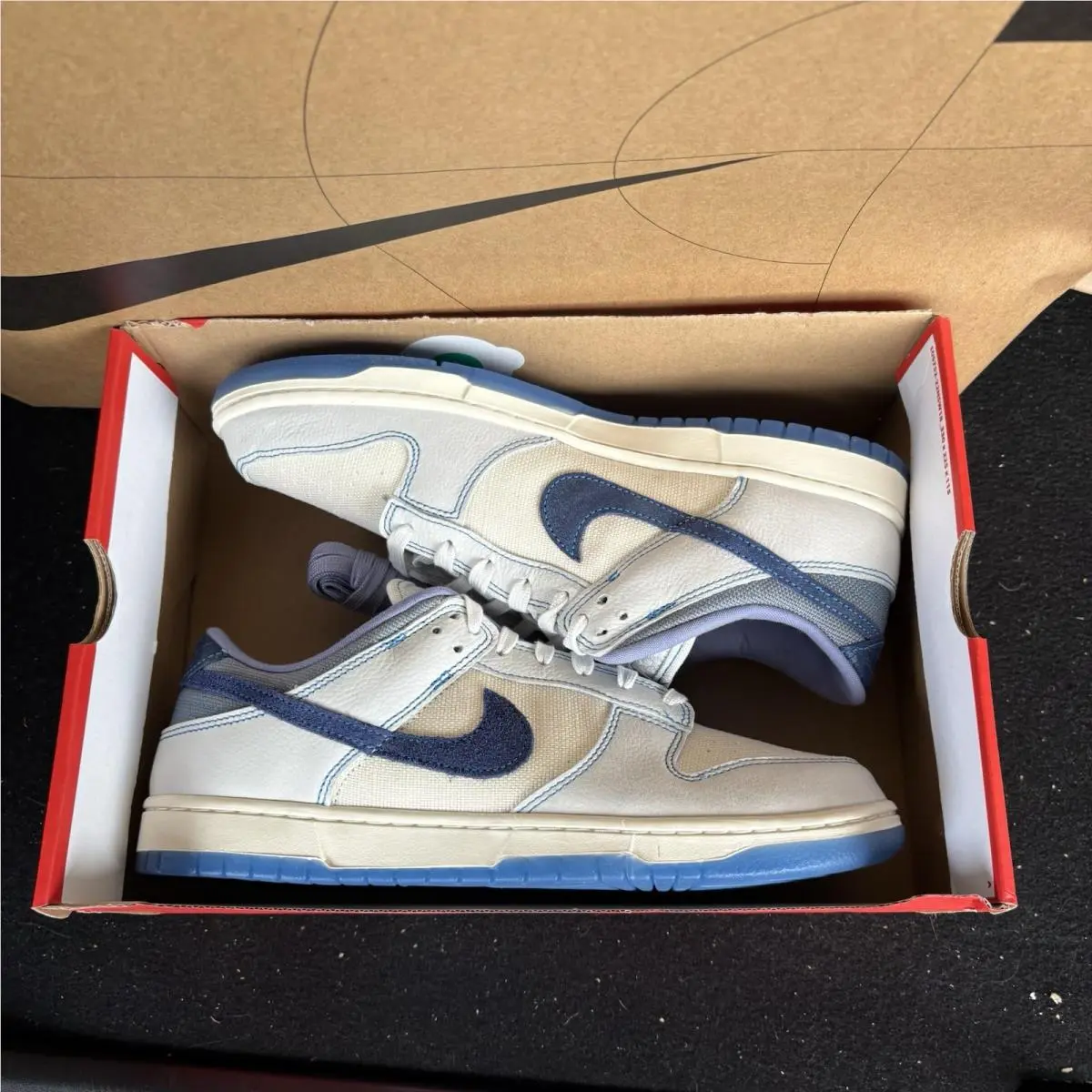 Nike shoes - Nike Dunks - Dunks - IB6752-101 - White 5