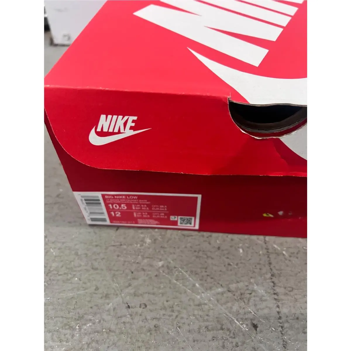 Nike shoes - Nike Big Low - Big Low - 355152-017 - Grey/Summit White 6