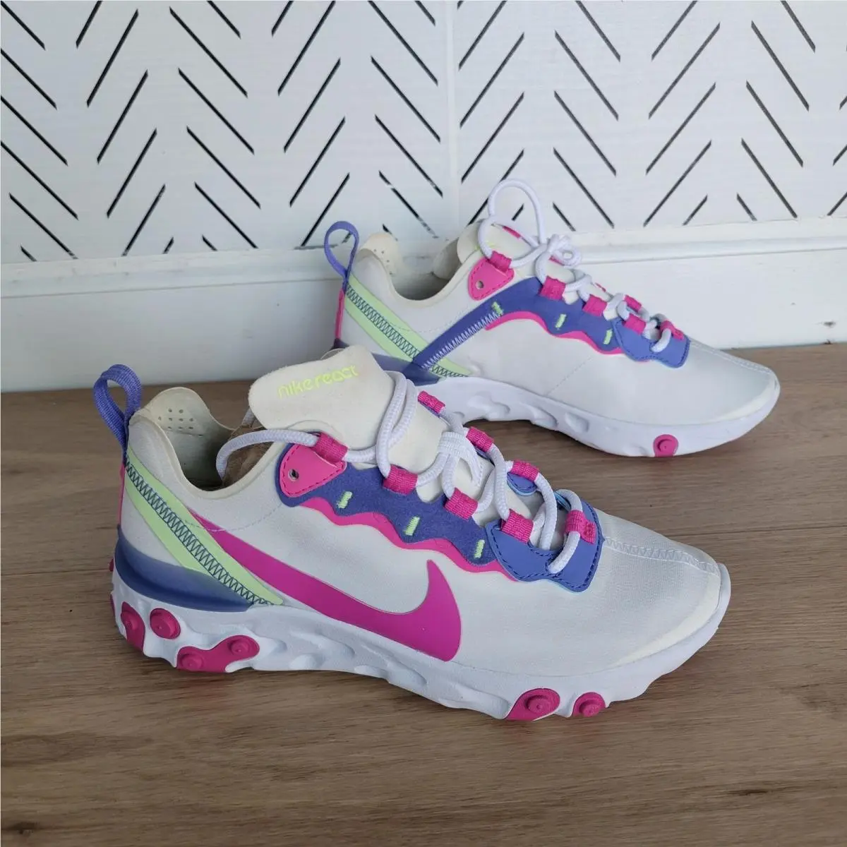 Nike shoes - Nike React Element 55 - React Element - BQ2728-104 - White (UPC: 193659042351) 8