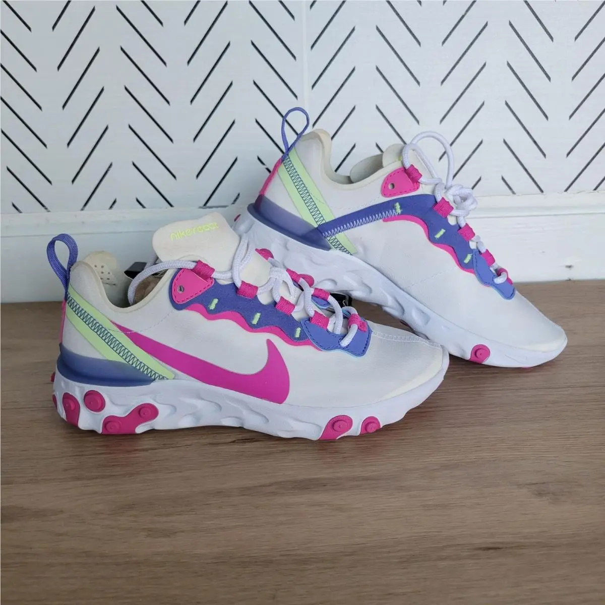 Nike shoes - Nike React Element 55 - React Element - BQ2728-104 - White (UPC: 193659042351) 0