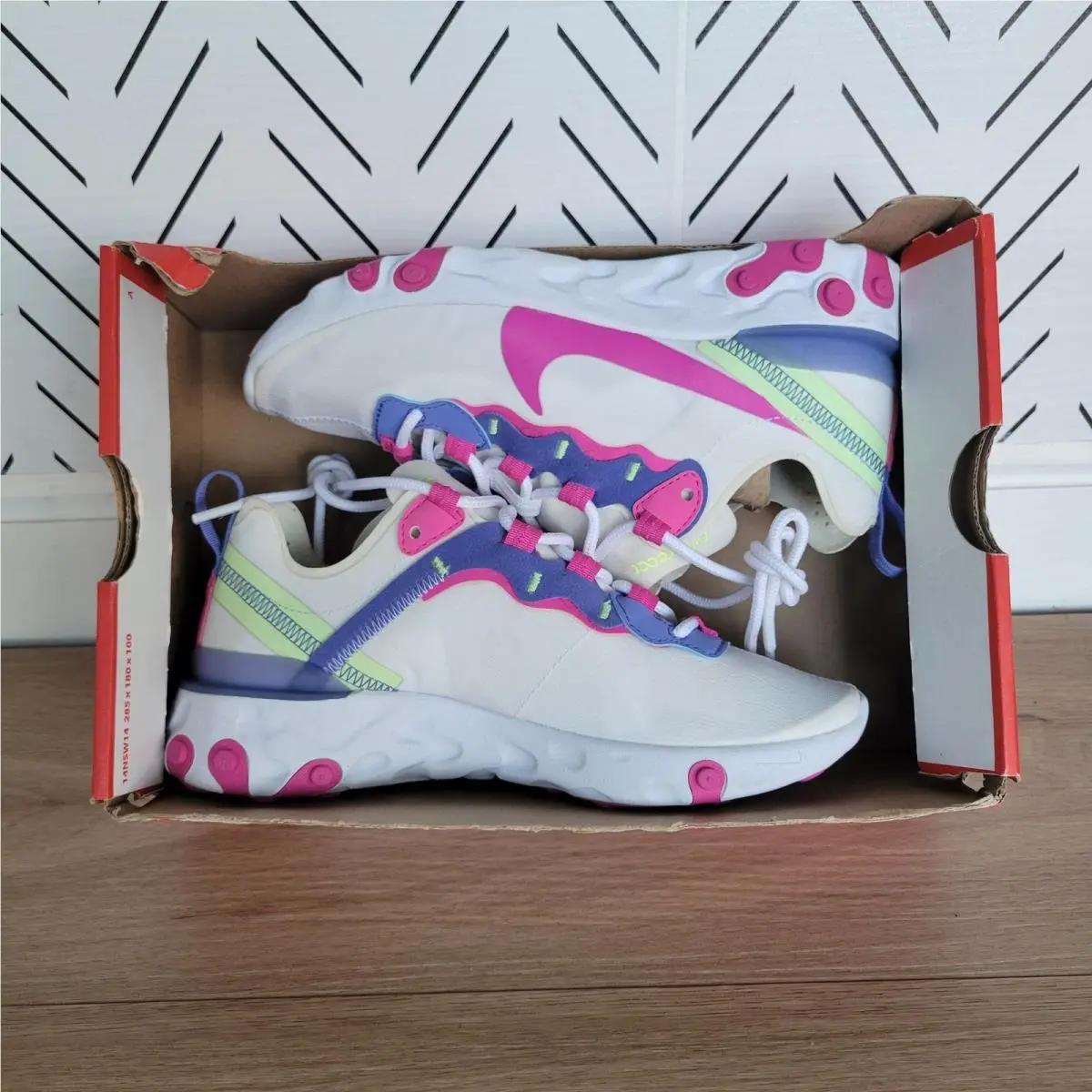 Nike shoes - Nike React Element 55 - React Element - BQ2728-104 - White (UPC: 193659042351) 5