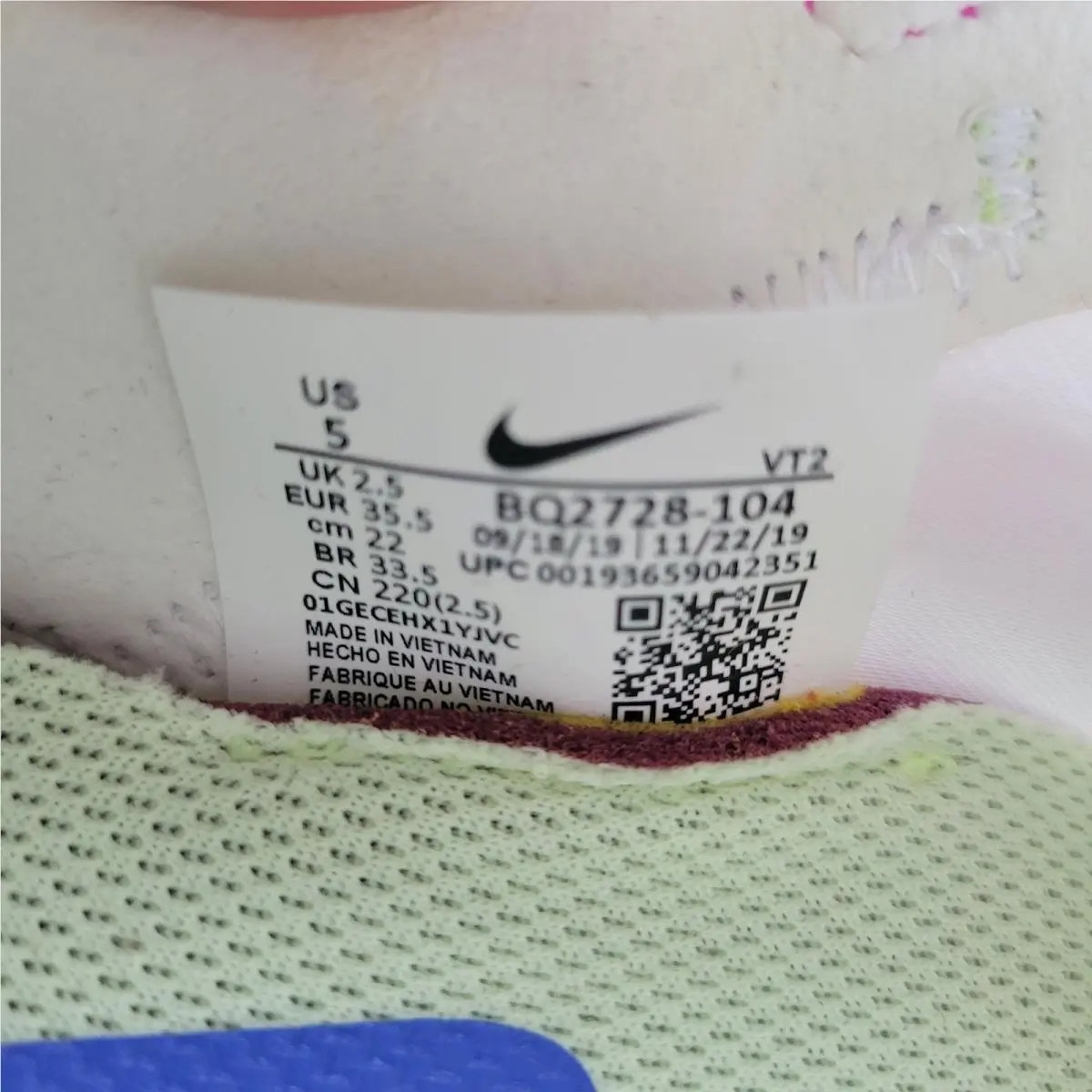 Nike shoes - Nike React Element 55 - React Element - BQ2728-104 - White (UPC: 193659042351) 7