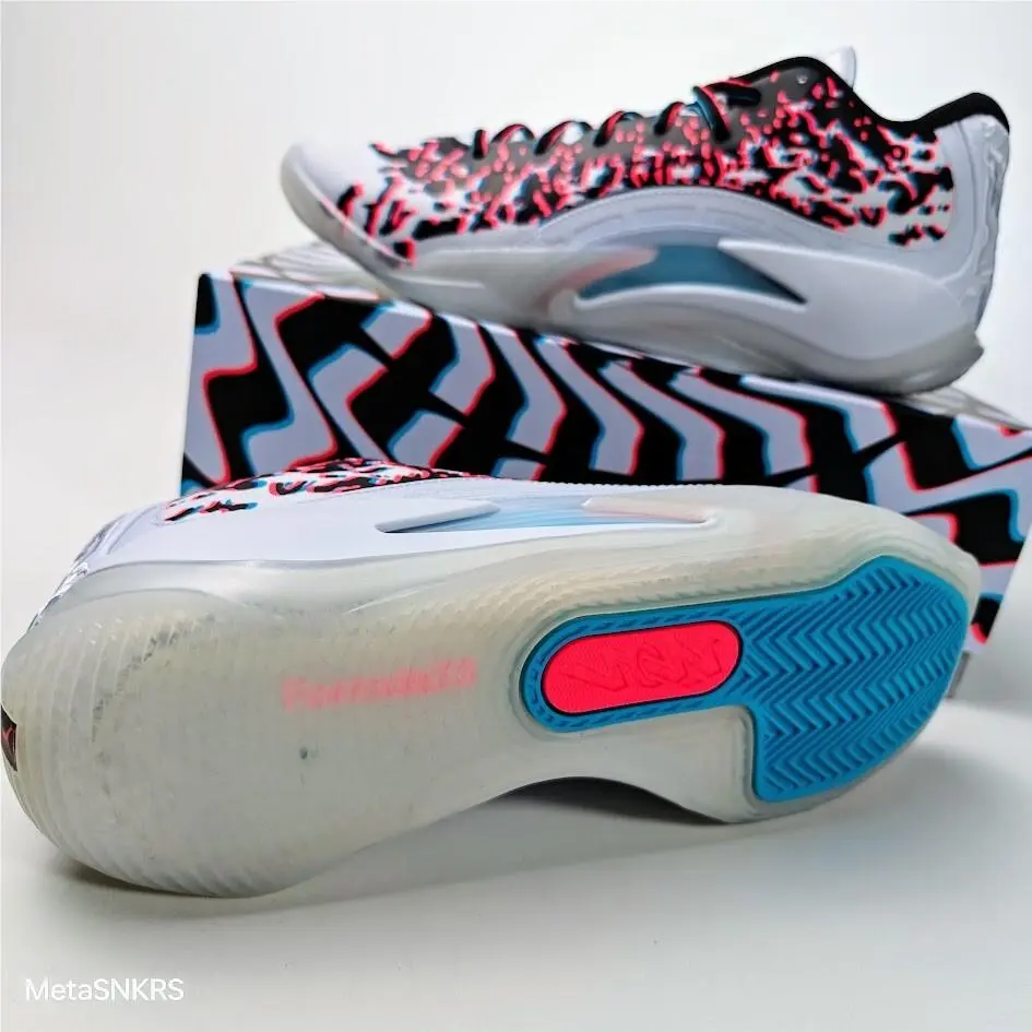 Nike shoes - Jordan Zion 3 - Zion - FZ1318-060 - Football Grey/Flash Crimson/Chlorine Blue/Black 10