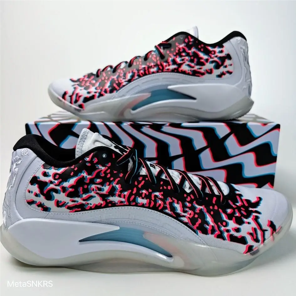 Nike shoes - Jordan Zion 3 - Zion - FZ1318-060 - Football Grey/Flash Crimson/Chlorine Blue/Black 6