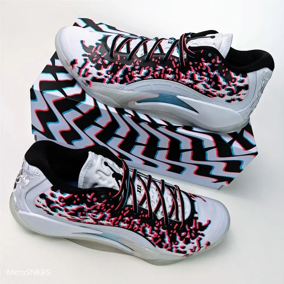 Nike shoes - Jordan Zion 3 - Zion - FZ1318-060 - Football Grey/Flash Crimson/Chlorine Blue/Black 7