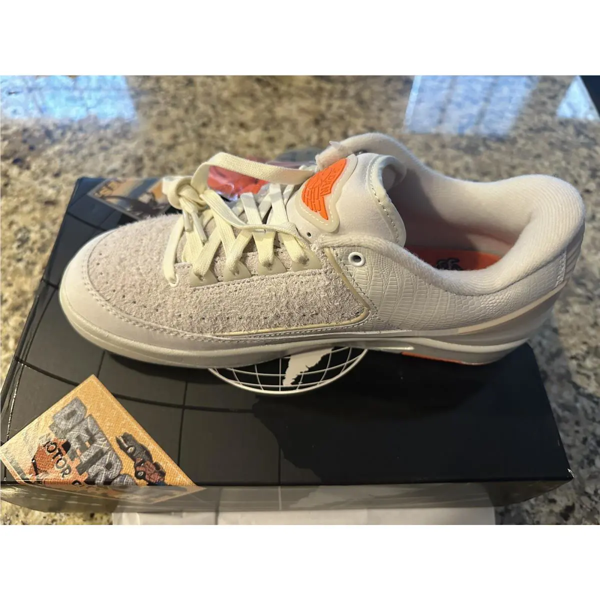Nike Air Jordan 2 Low SP Shoes Shelflife Sail Mandarin DV7128-110 Men`s
