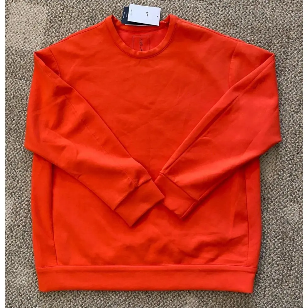 Nike 24.7 Impossiblysoft Crew Dri-fit Pullover Sweatshirt HQ6964-633 Red Large