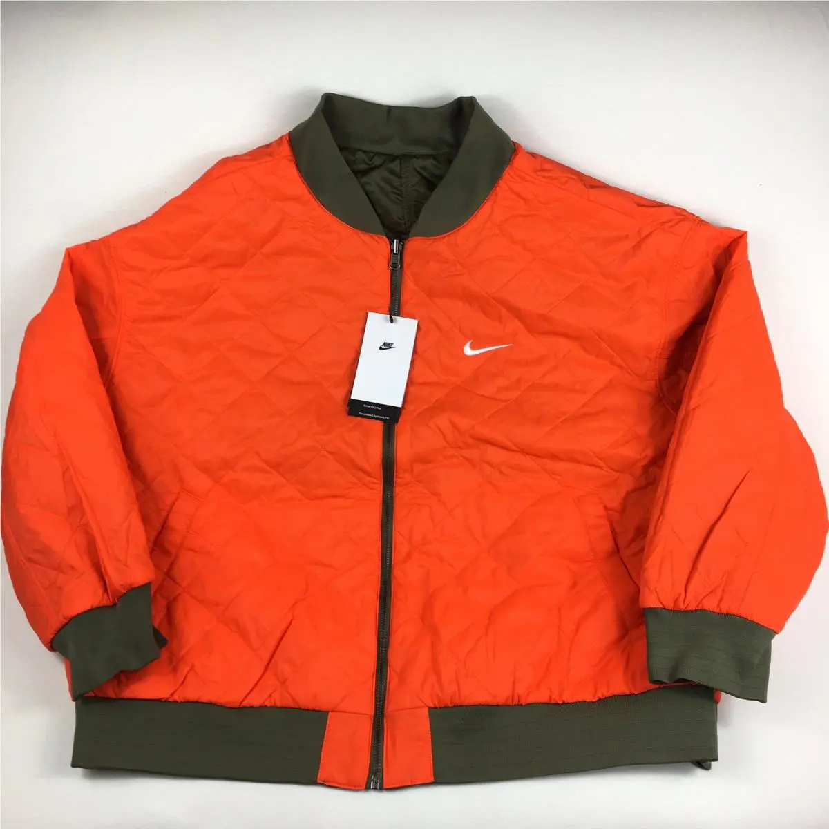 Nike clothing - Nike Trail - Trail - FB3206 - Satin Green/Orange (UPC: 196153494695) 0