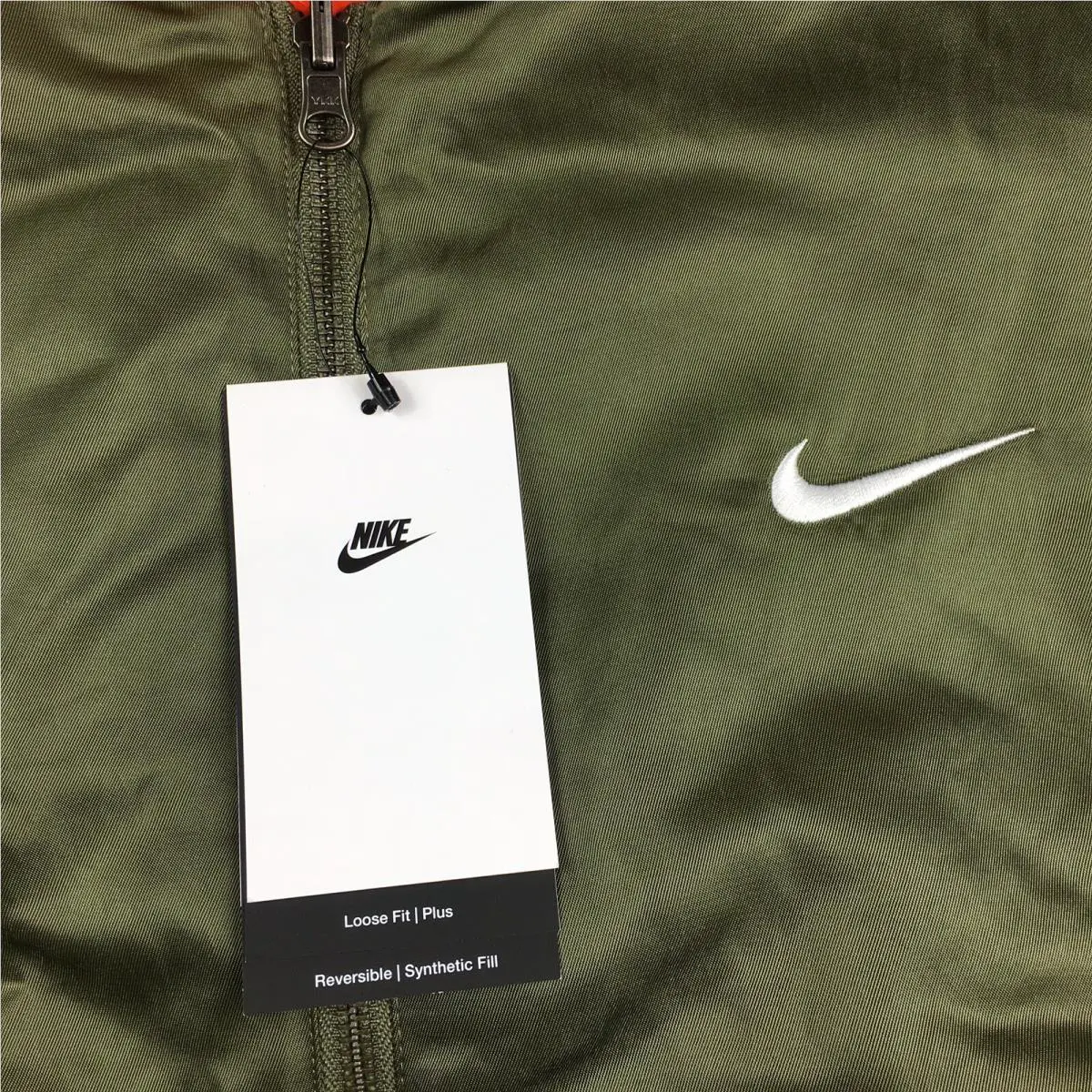 Nike clothing - Nike Trail - Trail - FB3206 - Satin Green/Orange (UPC: 196153494695) 3