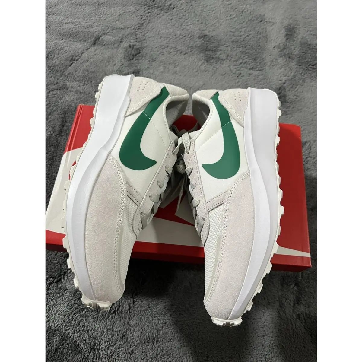Nike Waffle Nav Shoes Sail Malachite Bone FJ4195-101 Mens9.5 /W11