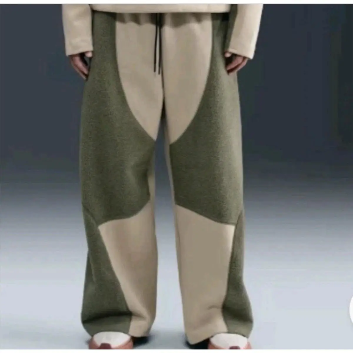 Nike Tech Boreas Knit Open-hem Pants Desert Khaki Olive Size L IB3365 229