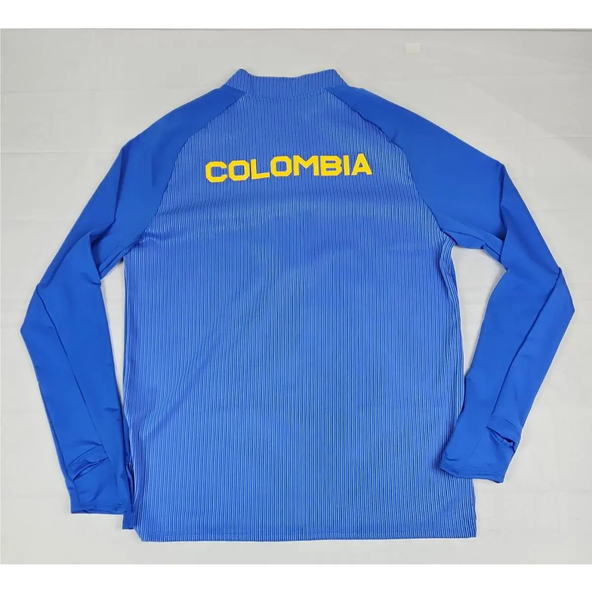 Nike Columbia Pullover Mens Large. Pro Elite Qt. Zip Blue Track Jacket