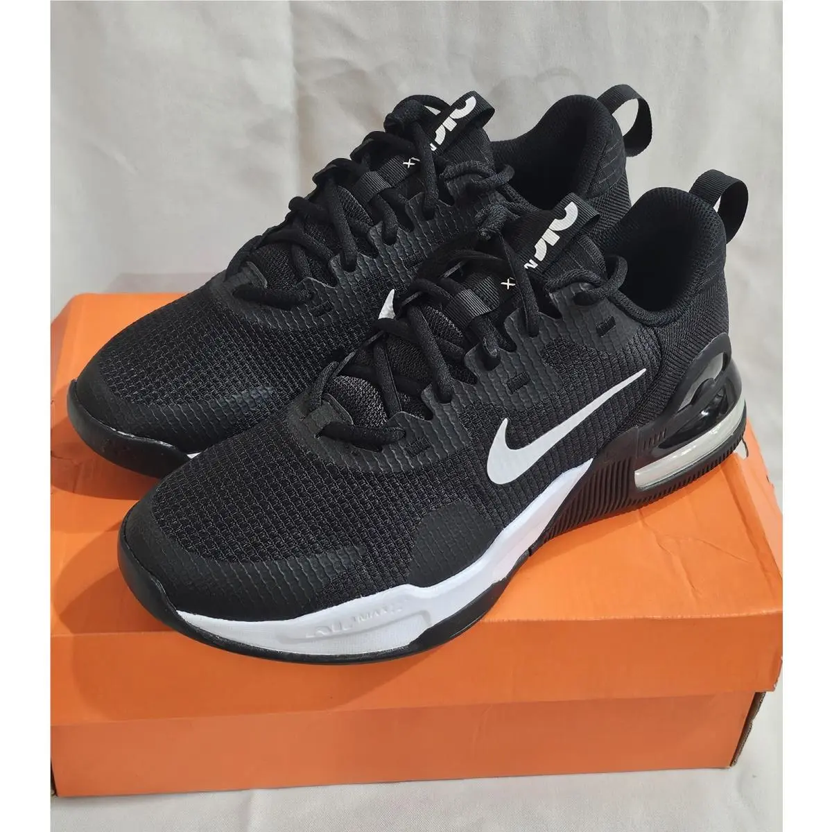 Nike Air Max Alpha Trainer 5 DM0829-001 Black/white- Men`s US 7