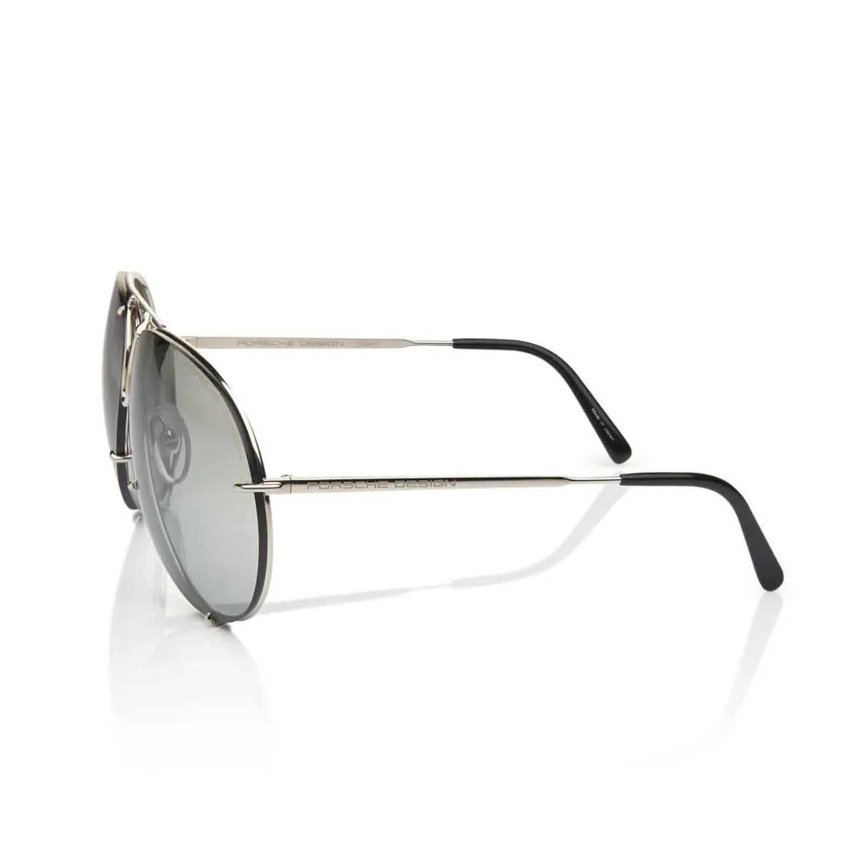 Porsche Design P8478 Iconic Sunglasses 60mm B - Titanium / Lens - Light Grey G