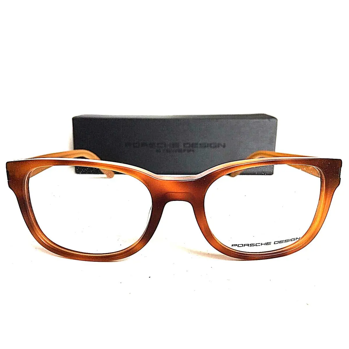 Porsche Design P8250 D P 8250 D 53mm Rx Brown Men`s Eyeglasses Frame Italy