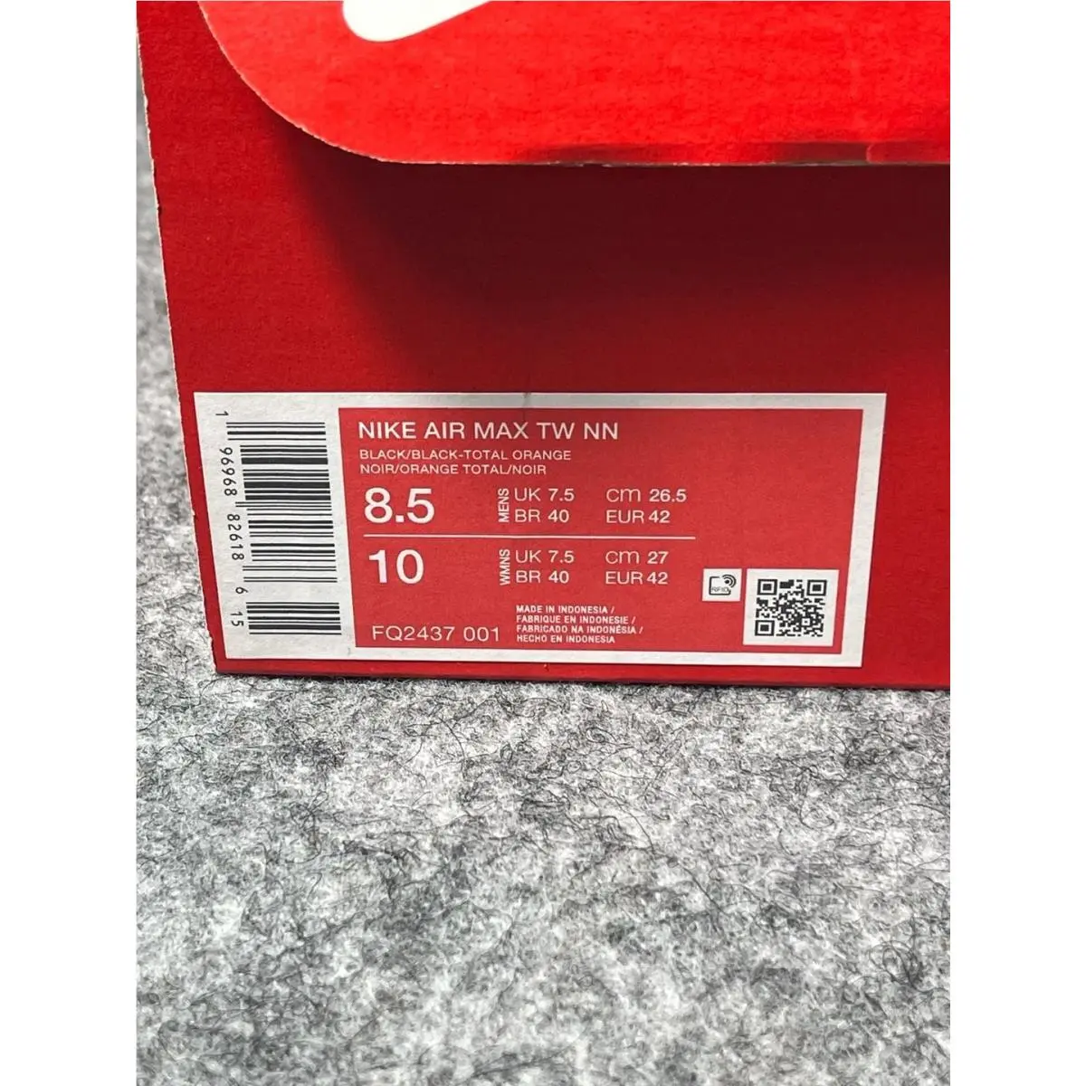 Nike shoes - Nike Air Max TW Next Nature - FQ2437-001 - Black 1