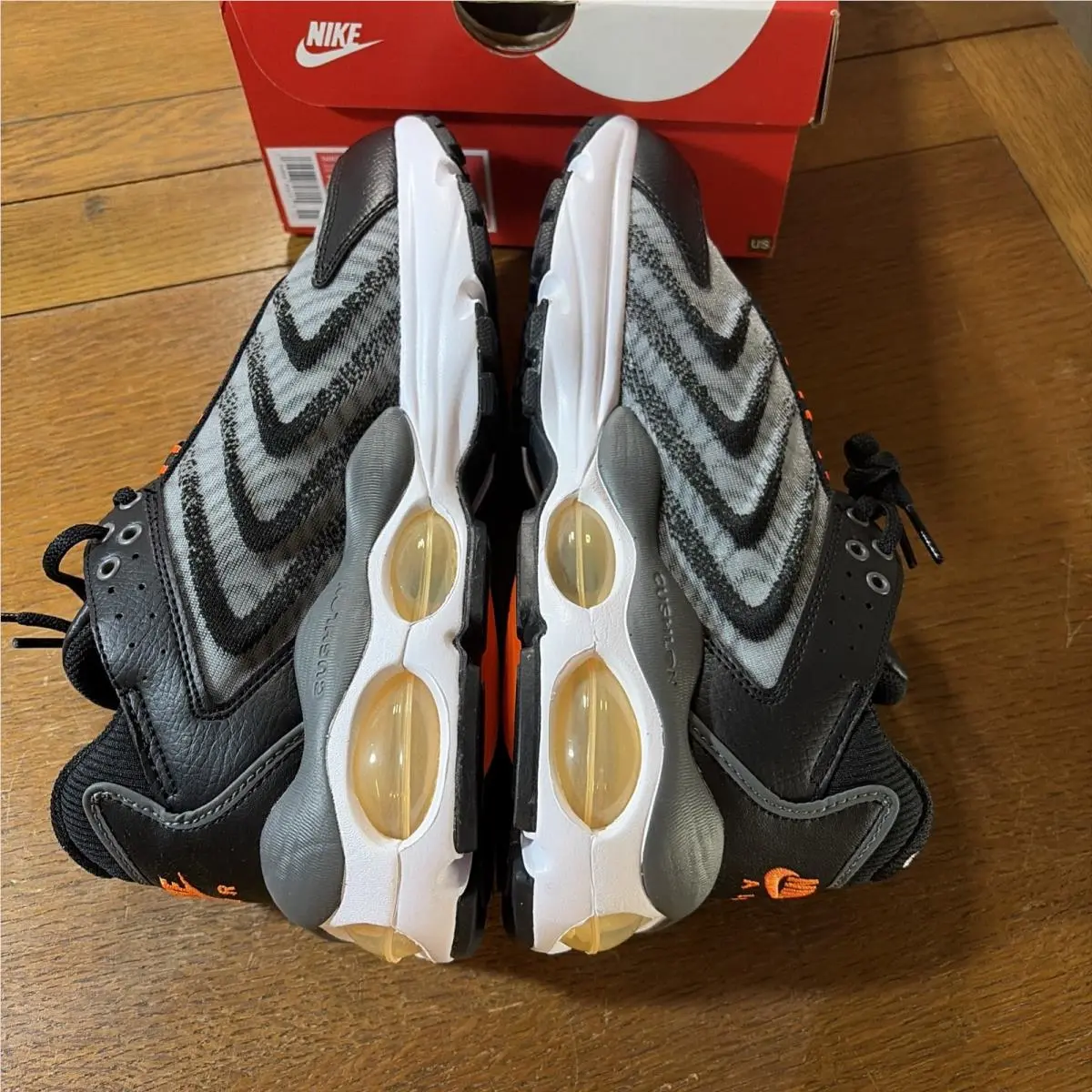 Nike shoes - Nike Air Max TW NN - FQ2437 001 - BLACK / TOTAL ORANGE 1